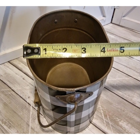 Hobby Lobby Kitchen 3 Buffalo Plaid Black White Charger Plates Set